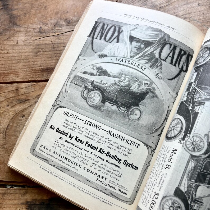 Rivista Munsey (aprile 1905) / Principessa rumena, Londra, Rockefeller, Marina degli Stati Uniti / Moda, Cultura, Teatro, Letteratura, Pubblicità / Vintage, Antico immagine 9