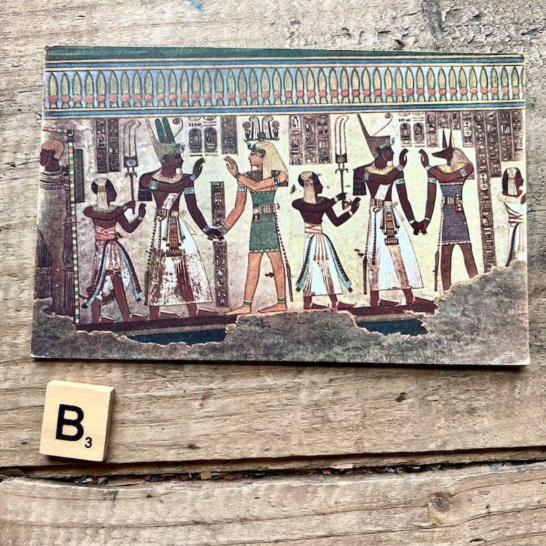 Egyptian Postcards Early 1900s Antique Souvenirs Tombs Etsy