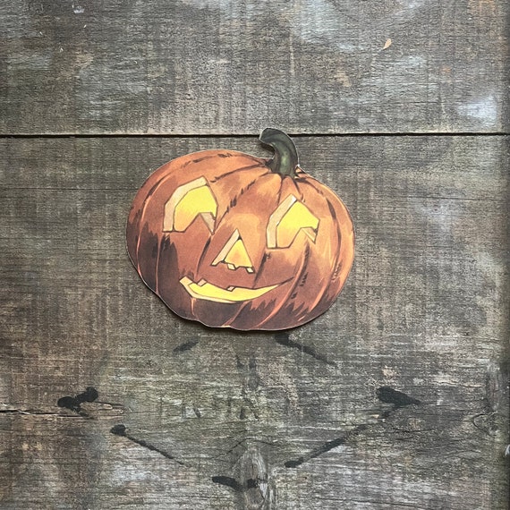 Vintage Die-cut Jack O'lanterns, 1930s | Halloween Pumpkin