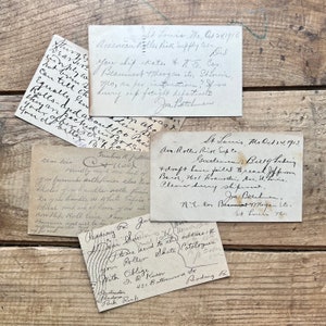 American Roller Rink Supply Co. Cartes postales publicitaires (1910-1912) | Sandusky, Ohio | Notes manuscrites vintage | Éphémère antique, Midwest
