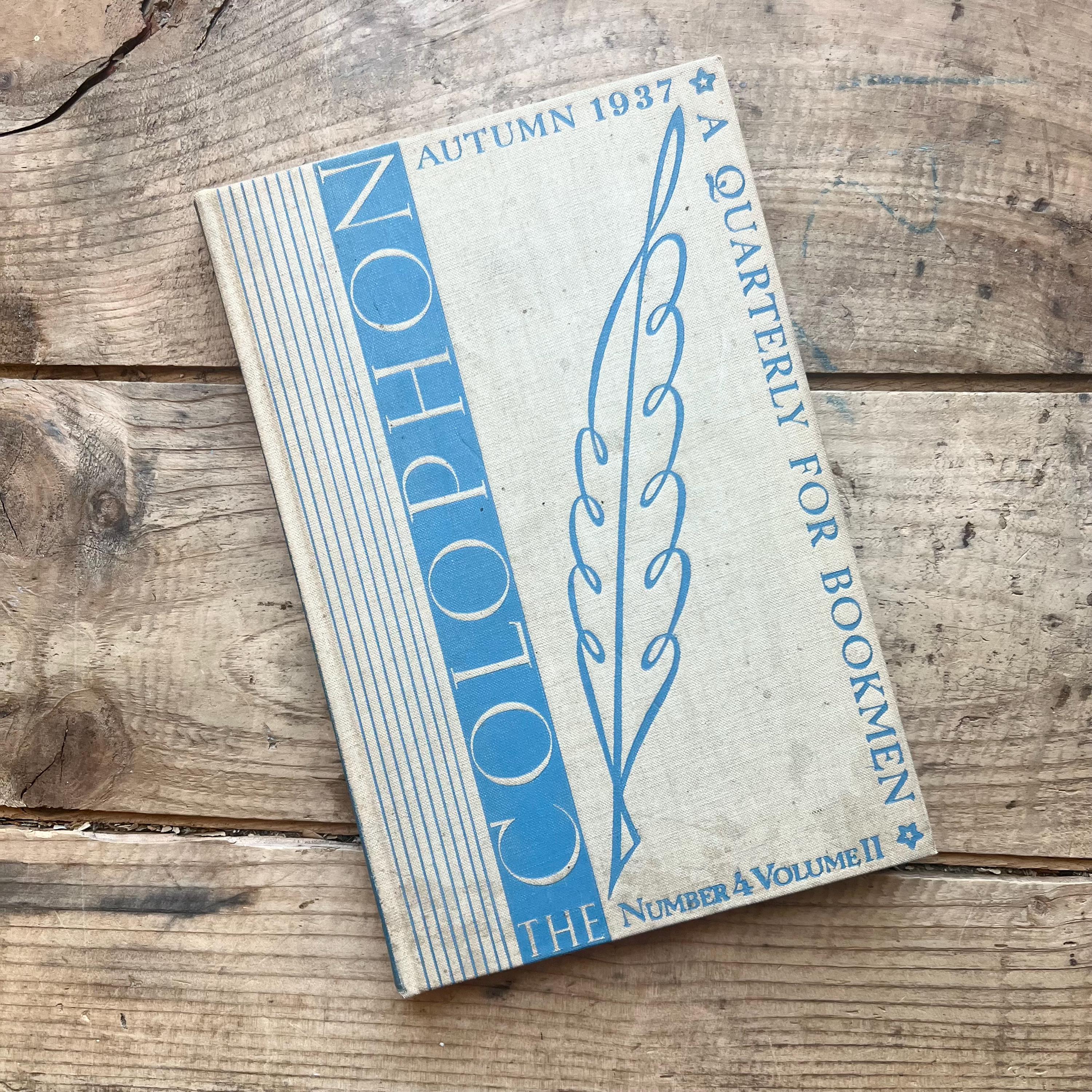 The Colophon: A Book Collectors' Quarterly (autumn 1937) | Journal