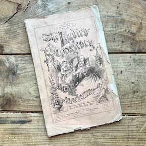Ladies’ Repository Magazine (Jan 1872) | Antique Magazine, Journal | Engravings, Poetry, Fiction, Arts, Current Events | Vintage Ephemera