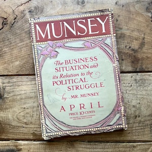 Munsey Magazine (April 1912) | Fashion, Culture, Stage, Current Events, Literature, Ads | Vintage, Antique, Victorian, Edwardian | Ephemera