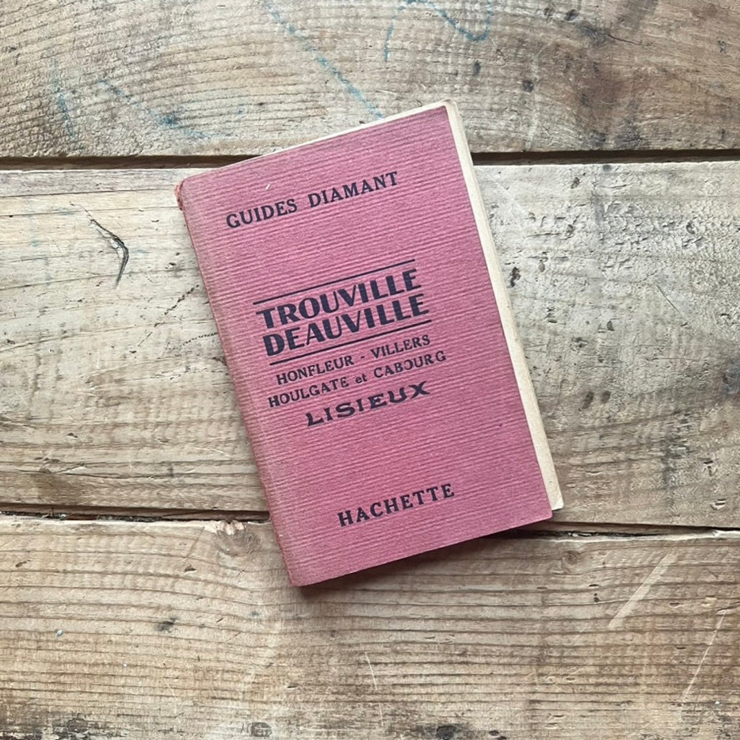 Curated visual reference: Fresh Look at Guidebook Trouville Deauville 1927 Vintage French Travel Book