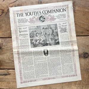 Youth’s Companion (Sept 1923) | Vintage Magazine, Newspaper | Titanic, Fashion, News, Advertisements | Antique Ephemera, Publication