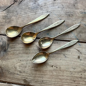 Chicago World’s Fair of 1933 Souvenir Spoons | Vintage Dirigold, Gold Tone | Art Deco, Century of Progress | Green Duck Co | Midwest Vintage