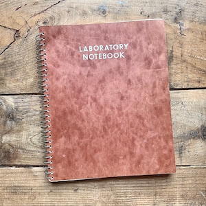 Laboratory Notebook, Soda Recipes (1970) | Handwritten Ephemera | Graph Paper | Vintage Crafting, Journaling Supplies | Cooking, Recipe Book