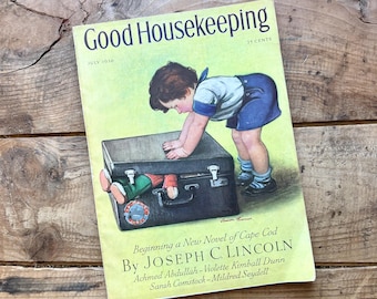 Goede huishouding (juli 1936) | Vintage damestijdschrift | Mode, decor, recepten, ontwerp, advies, ambachten | Art Deco | Tijdelijke reclame