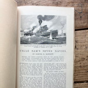 Rivista Munsey (aprile 1905) / Principessa rumena, Londra, Rockefeller, Marina degli Stati Uniti / Moda, Cultura, Teatro, Letteratura, Pubblicità / Vintage, Antico immagine 6