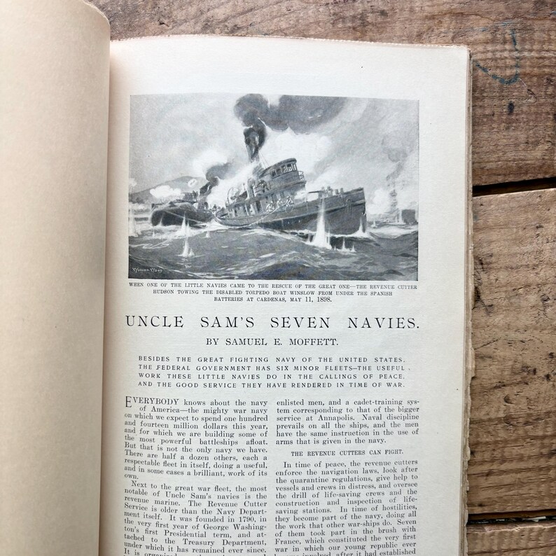 Rivista Munsey (aprile 1905) / Principessa rumena, Londra, Rockefeller, Marina degli Stati Uniti / Moda, Cultura, Teatro, Letteratura, Pubblicità / Vintage, Antico immagine 6