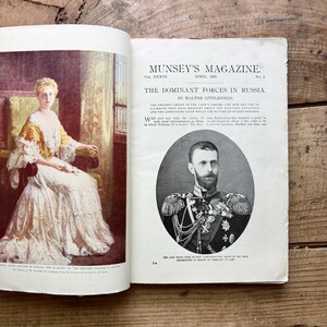 Rivista Munsey (aprile 1905) / Principessa rumena, Londra, Rockefeller, Marina degli Stati Uniti / Moda, Cultura, Teatro, Letteratura, Pubblicità / Vintage, Antico immagine 5
