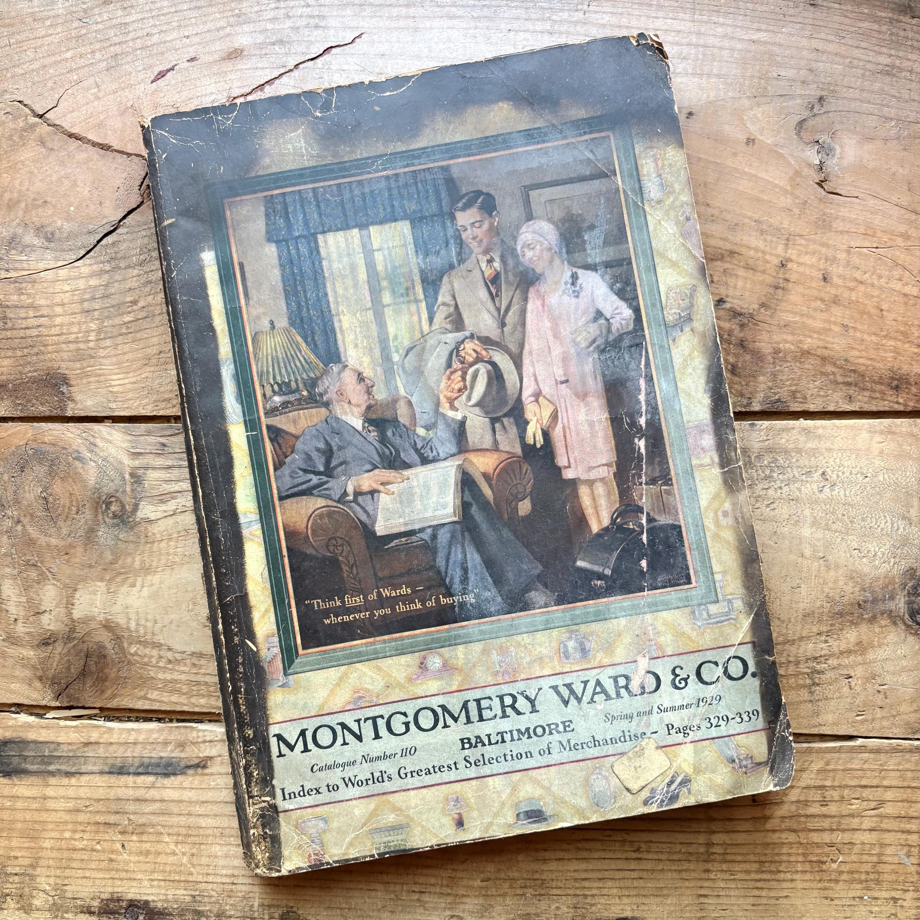 Vintage Montgomery Ward Catalog 1920s - Etsy