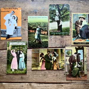 Antike Postkarten, Liebe und Humor | Anfang 1900 | Ungewöhnlich, Viktorianisch, Lustig, Schräg | Viktorianisch, Edwardian | Romantik, Heirat, Verlobung