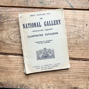 National Gallery Illustrated Catalogue (1901) | Antique Travel Books | Maps, Monuments, Artifacts | Museum Souvenir | England, Victorian