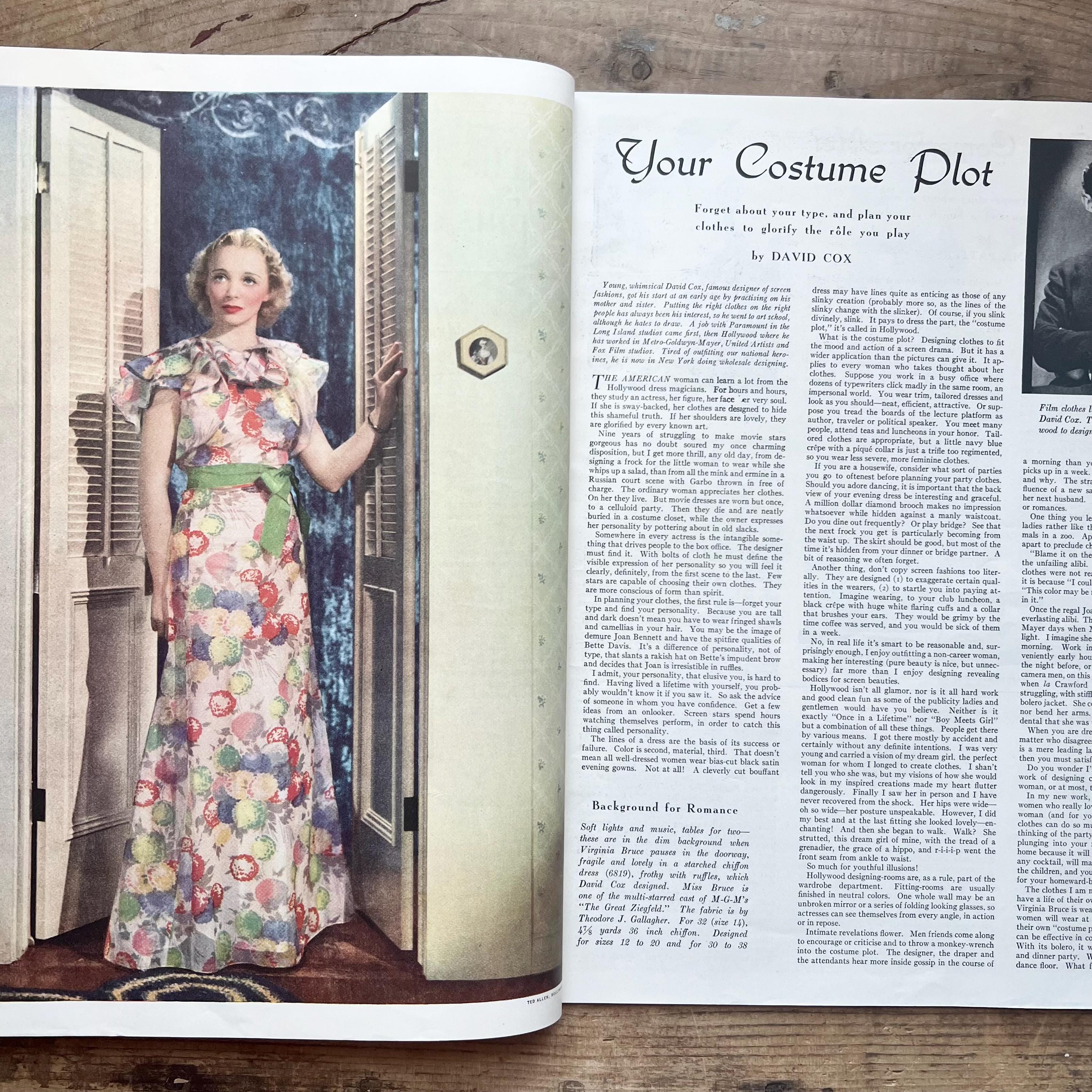 洋書 Delineator July 1933 Delineator Magazine (may 1936) | Vintage Spring Issue