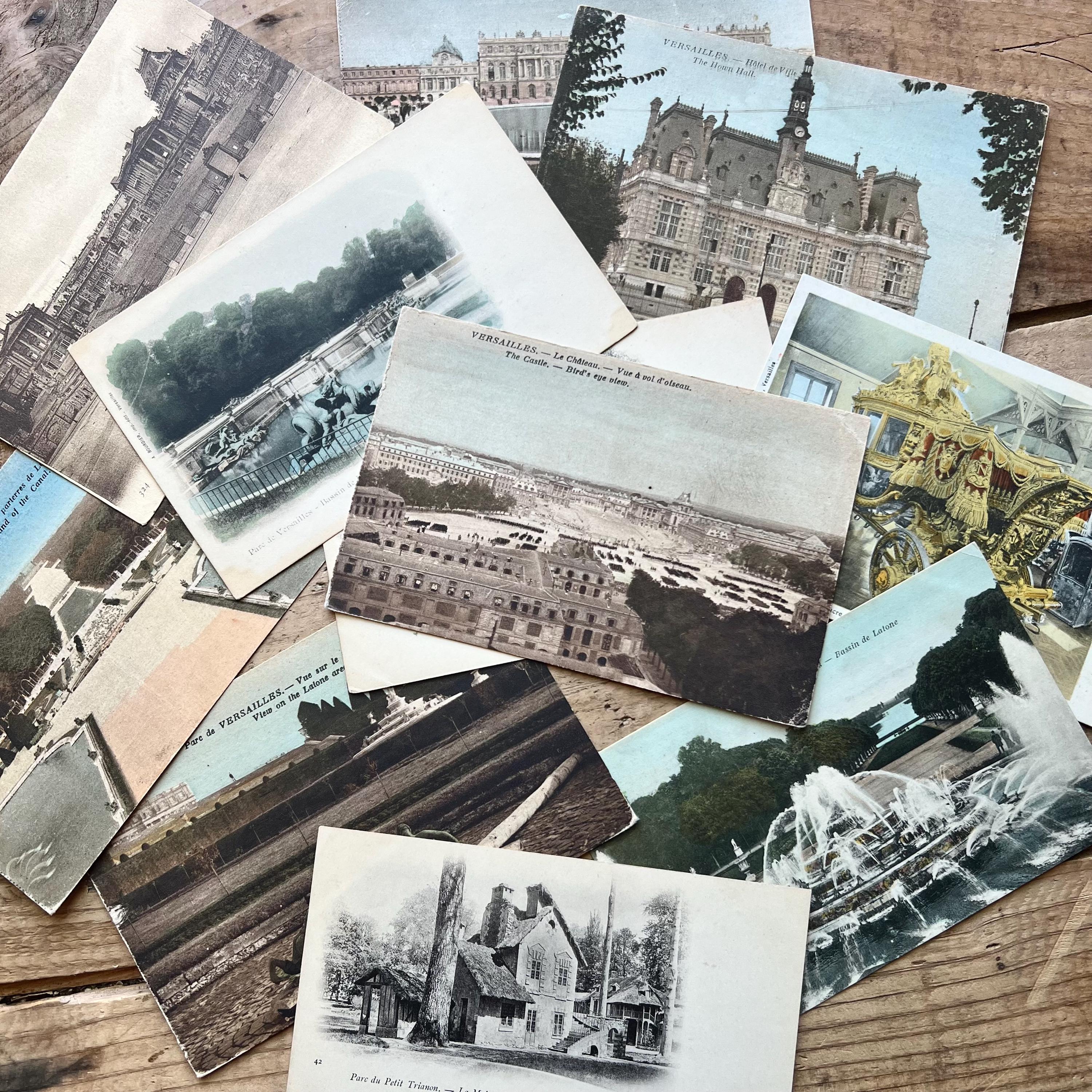 Versailles Postcards (early 1900s) | Unsent French Ephemera