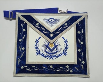 1800年後半フリーメイソン テンプラー スカル装飾 エプロン バイカー 1800年後半フリーメイソン テンプラー スカル装飾 エプロン バイカー