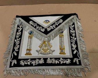 Customize personalized Masonic Blue Lodge Past Master Apron Handmade