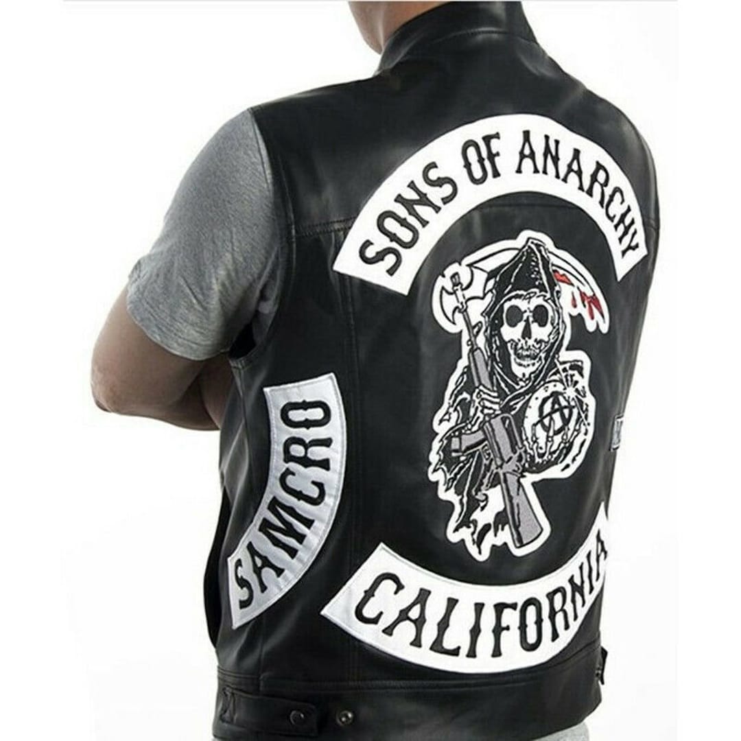 Sons of Anarchy Jax Leather Motorcycle Club Sleeveless