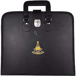 Masonic Regalia MM/WM Tablier complet Past Master Cases