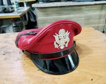 military souvenir　CAP Frontier Guards PV KGB NKVD Daily visor Cap M58 Soviet Army
