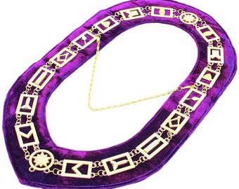 Freemason Regalia Schürze & Kette Halsband Etui - Regalia
