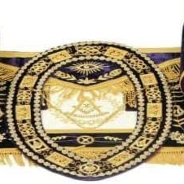 Collare Massonico – RSR – Maestro Scozzese Di Sant’Andrea (MSSA) – Gran Ufficiale – Ricamato A Mano - Foto 10