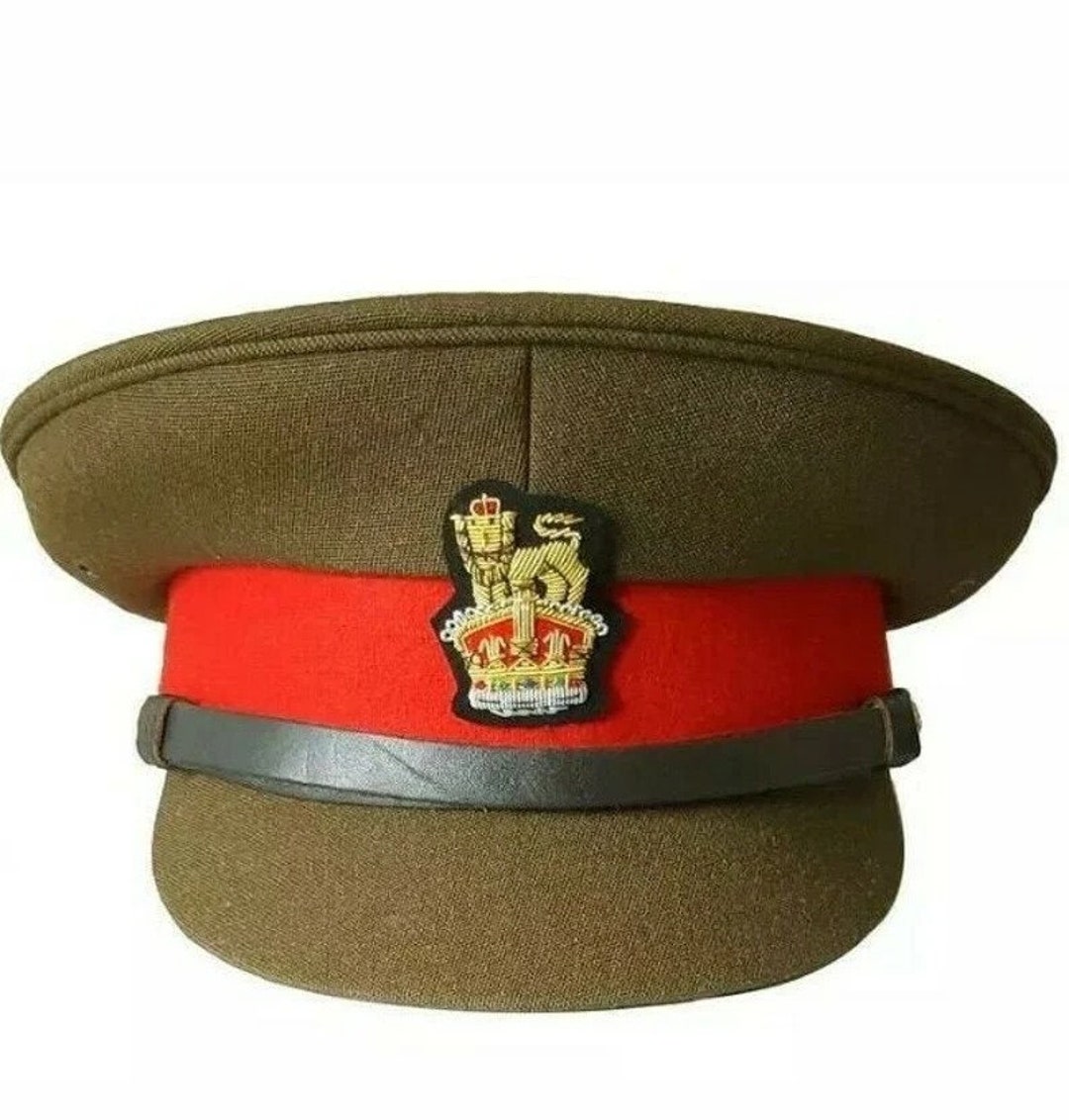 イギリス陸軍参謀将校大佐と准将の帽子 軍用本物将校制服