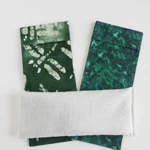 Eye Pillow Cover, Eye Pillow with Flax Seed or Lavender, Yoga Eye Pillow, Weighted Eye Pillow