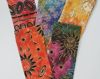Batik Eye Pillow Cover, Weighted Eye Pillow Cover, Yoga Eye Pillow Cover, Cotton Eye Pillow Cover, Washable Eye Pillow Cover