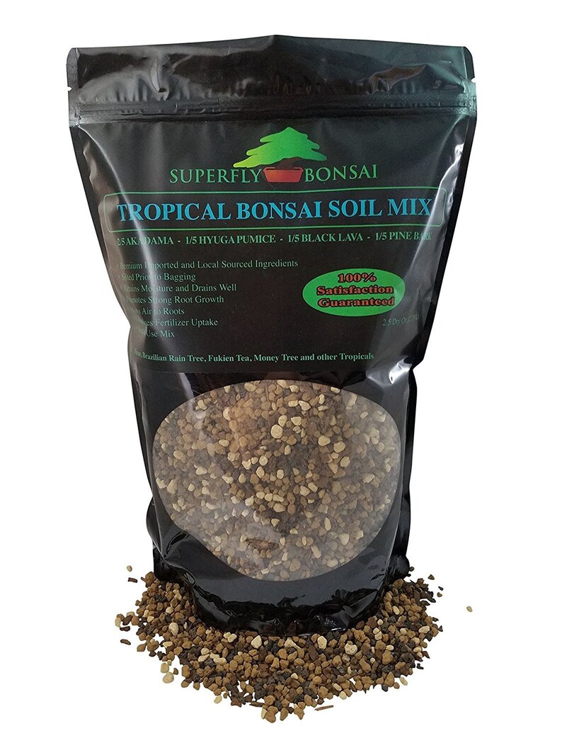 Tropical Bonsai Soil Mix Premium Blend Etsy
