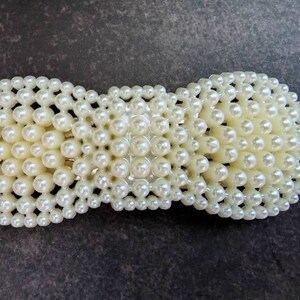 Pearl Hair Clip, Faux Pearl Barrette, Pearl Metal Hair Clip image 8