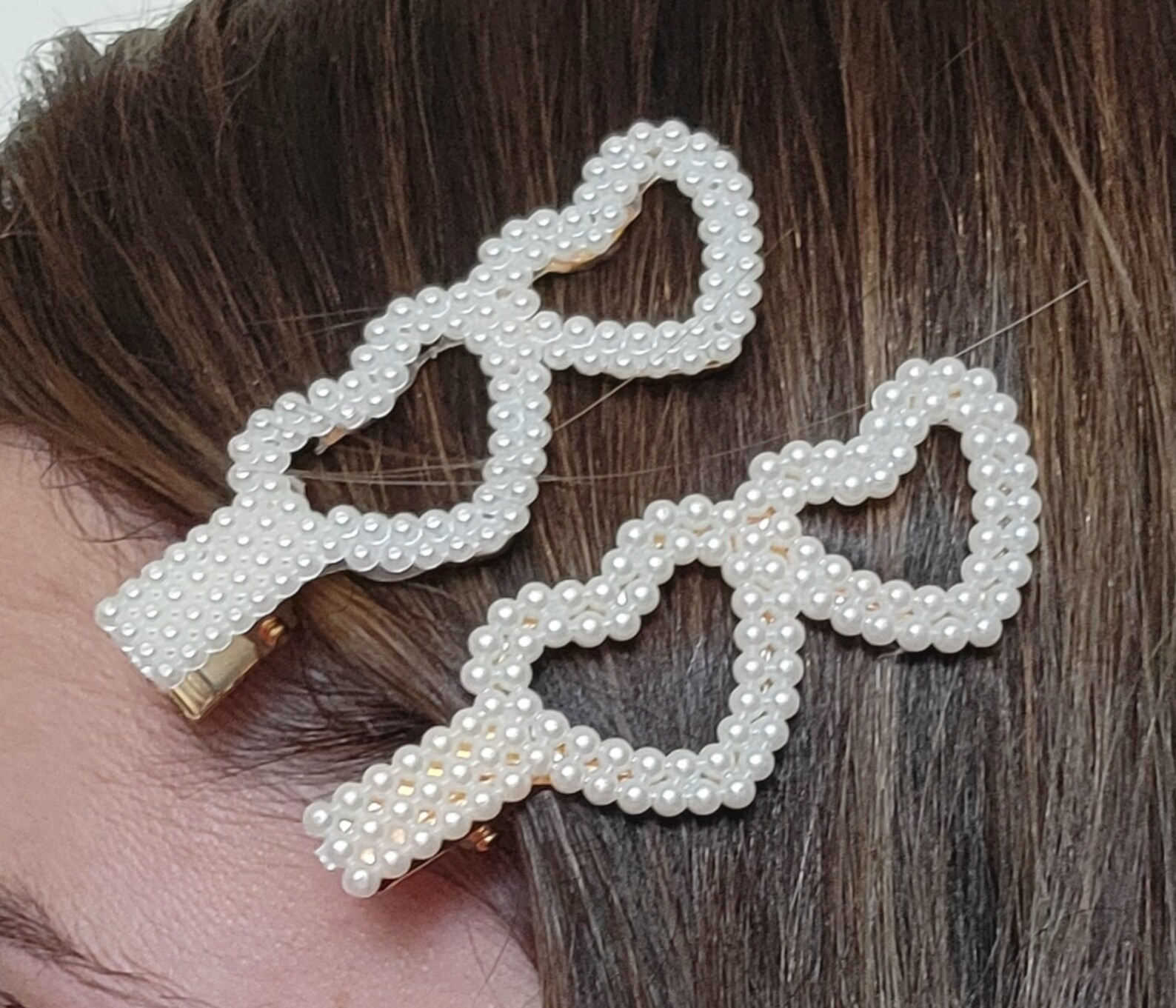 Pearl Hair Clip Etsy