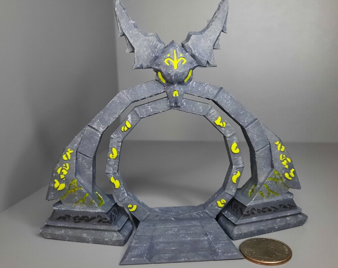 Demonic Gateway Portal Desk Prop - Etsy