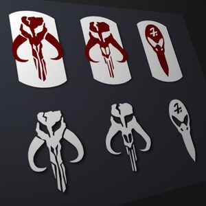 Boba Fett Mandalorian Mythosaur SVG File Pack || Empire Strikes Back + Return of the Jedi + Prototype for Cricut / Laser Cutter / Cosplay