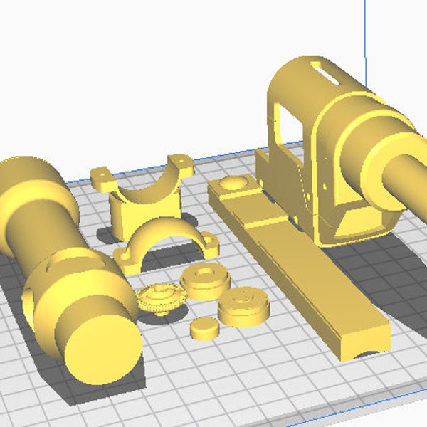 A280 Blaster Rifle Scope 3D Print Files - now also compatible with NERF!