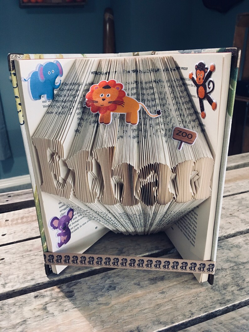 Folded Book Art Name