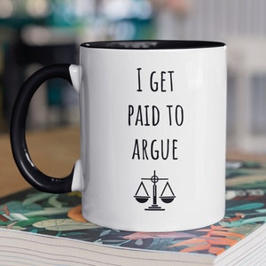 Funny Lawyer Mug – Law School Graduation Gift bild 1