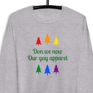 Funny Pride Christmas Sweatshirt: Unisex Holiday Fleece