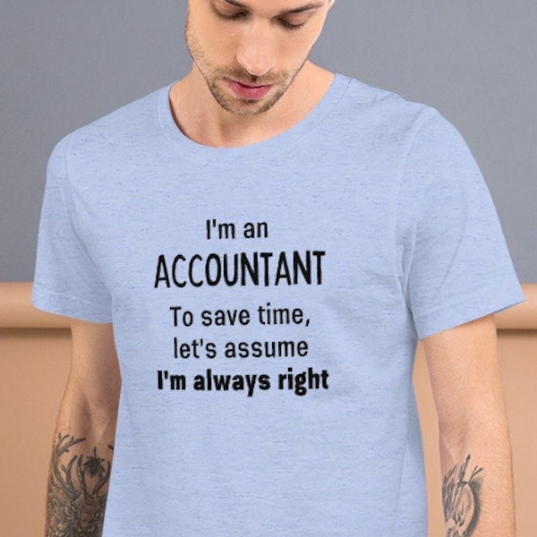 Funny Cpa T Shirt Etsy