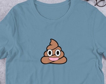 Funny Poop Emoji T-Shirt: Gag Gift Tee