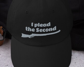 I Plead The Second Hat: Embroidered 2A Gift