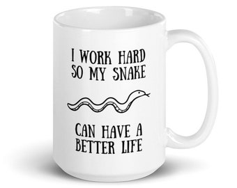 Funny Snake Lover Mug – Reptile Pet Gift