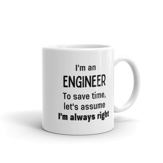 Tazza Ingegnere Con Scritta 'I'm An Engineer I'm Good At Math', Regalo Divertente 330ml - 3