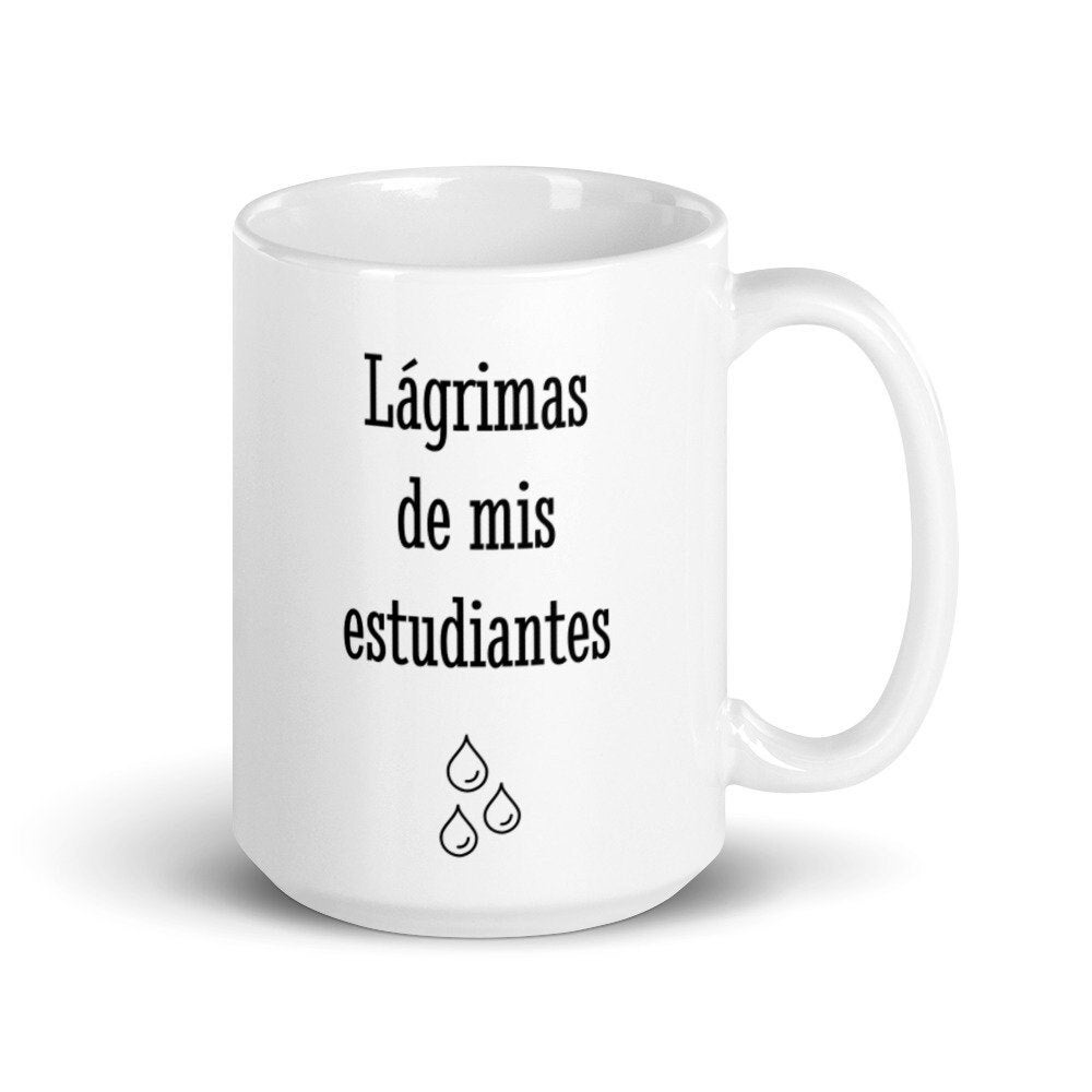 Spanish Teacher Gift Dímelo en Español with Funny Llama Travel Mug by  trndsttr