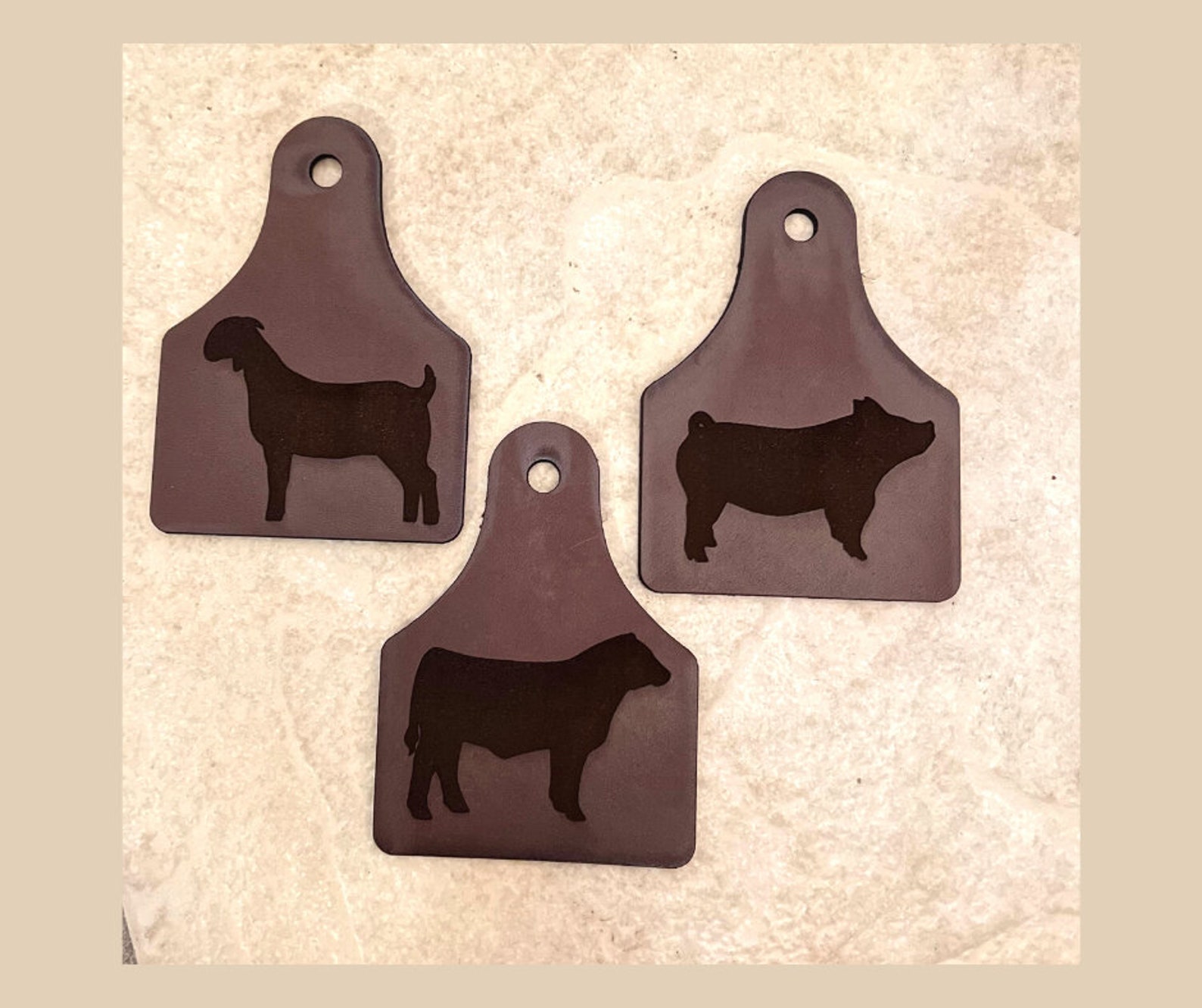 Leather Car Freshener Etsy