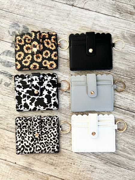 SET Mini Wallet and Keychain Wallet Leopard Card Holder -  Canada