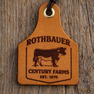 Custom Leather Freshener Personalized | Gift for Him | Air Freshener with Logo | Car Accessory Bild 6