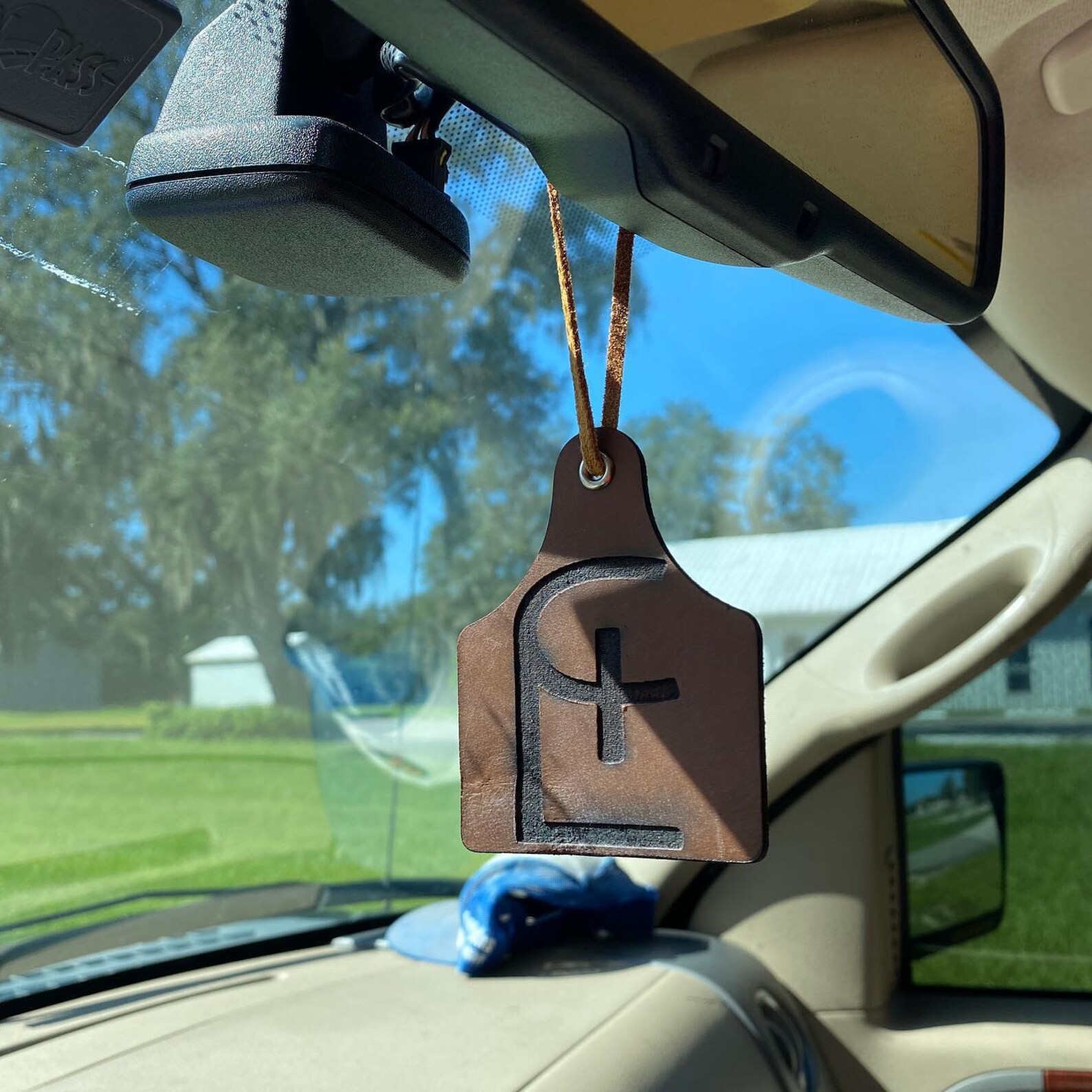 Leather Car Freshener Etsy