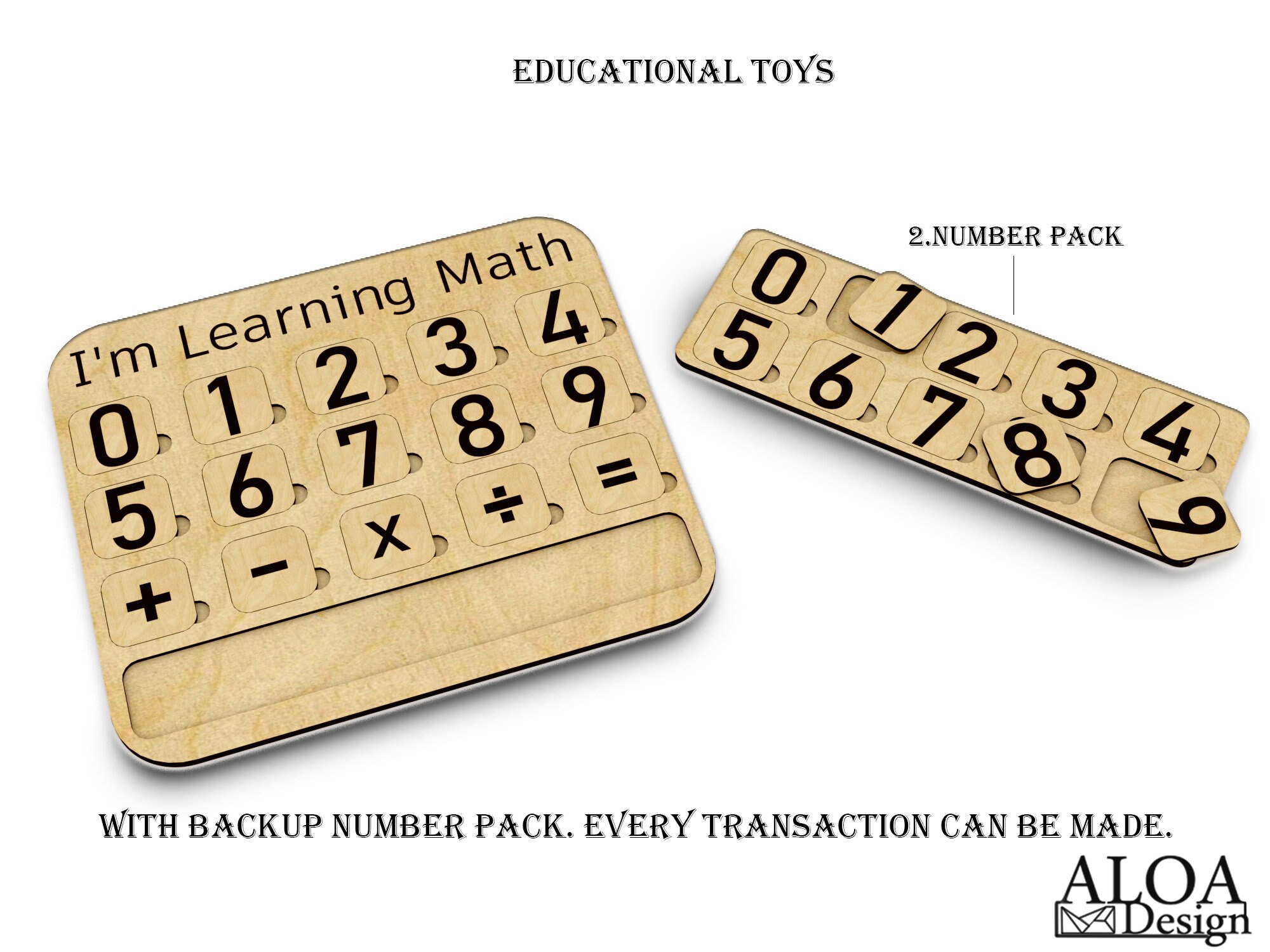 Numbers Puzzle Laser Cut Montessori Puzzle Wooden Numbers Etsy